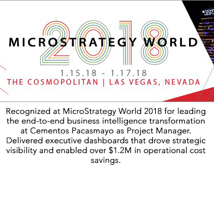 MicroStrategy 2018 Customer Award